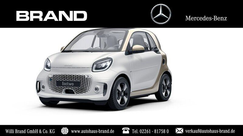 Weiß Gebraucht 2023 Smart ForTwo Electric Drive Coupé | 20.480 € - Bild 1/4