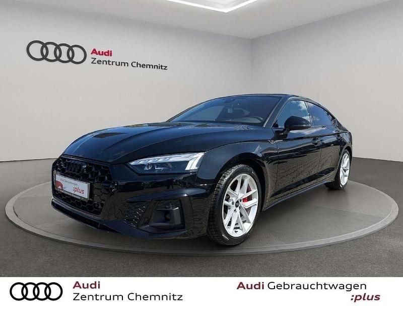 Mythosschwarz metallic Gebraucht 2022 Audi A5 Sportback S-Line Limousine | 39.990 € (Etwas zu teuer) - Bild 1/4