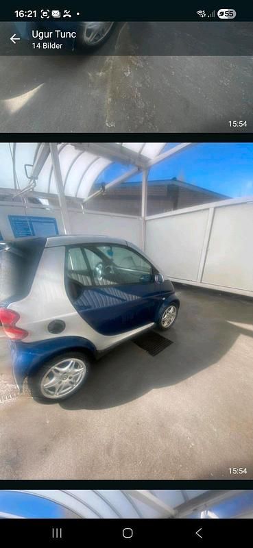 Gebraucht Smart ForTwo Cabrio 61 PS (44 kW) 2005 Blau Cabrio