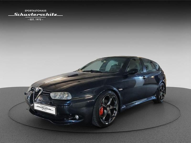 Blau Gebraucht 2002 Alfa Romeo 156 Quadrifoglio Verde Kombi | 12.950 € - Bild 1/4