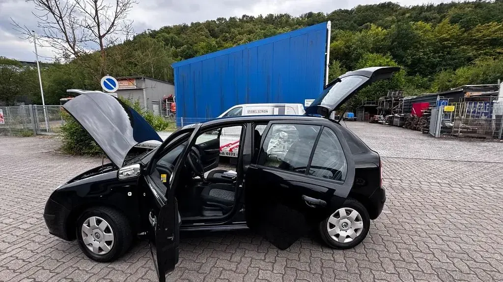 Gebraucht Skoda Fabia 54 PS (39 kW) 2007 Schwarz Limousine