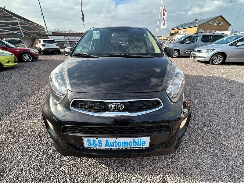 Gebraucht Kia Picanto Spirit 86 PS (63 kW) 2017 Galaxyschwarz met. Kleinwagen
