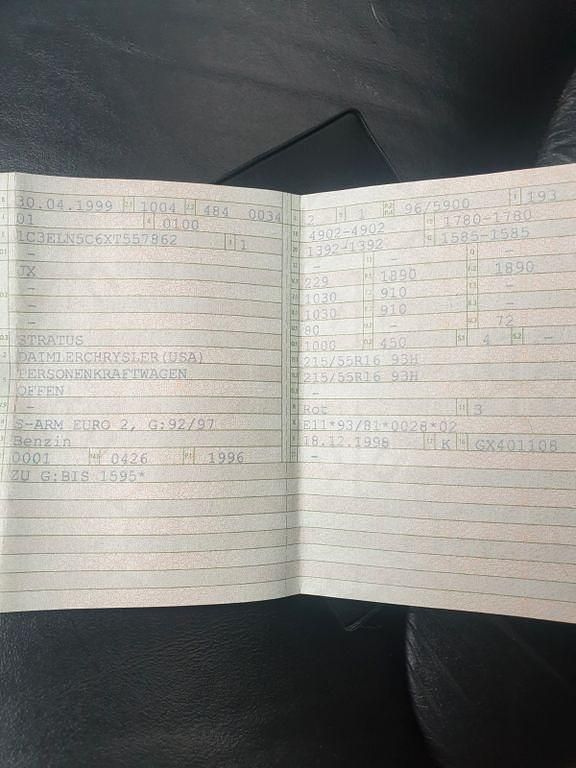 Gebraucht Chrysler Stratus 131 PS (96 kW) 1999 Rot Cabrio