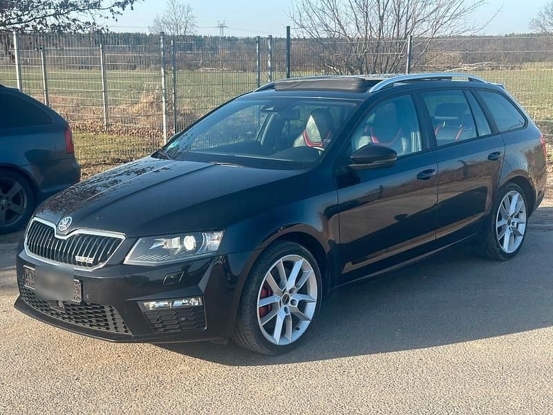 Gebraucht Skoda Octavia vRS 184 PS (135 kW) 2014 Schwarz Kleinwagen