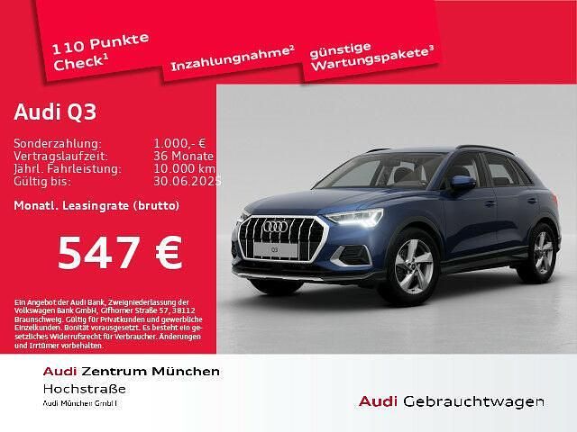 Navarrablau metallic Neu 2025 Audi Q3 Advanced Plus SUV | 43.351 € (Fairer Preis) - Bild 1/1
