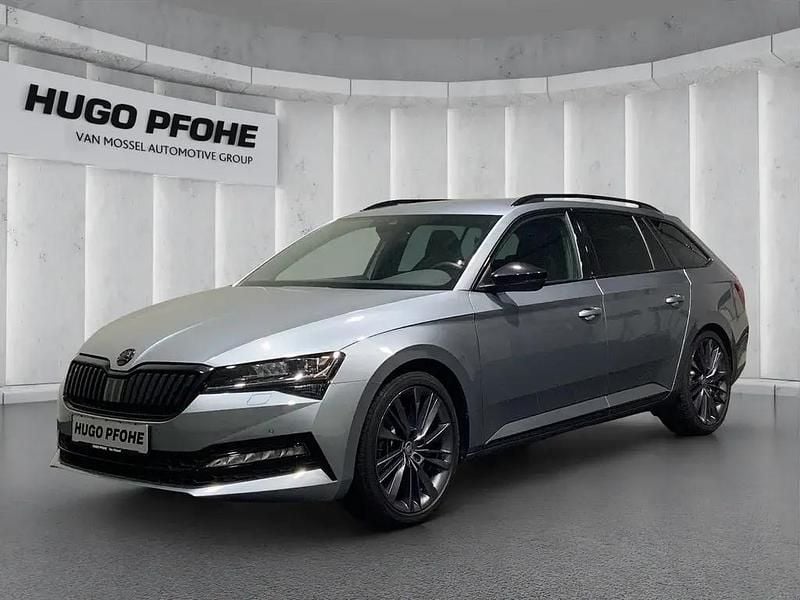 Business grau (grau metallic) Gebraucht 2020 Skoda Superb SportLine Kombi | 30.290 € (Fairer Preis) - Bild 1/4