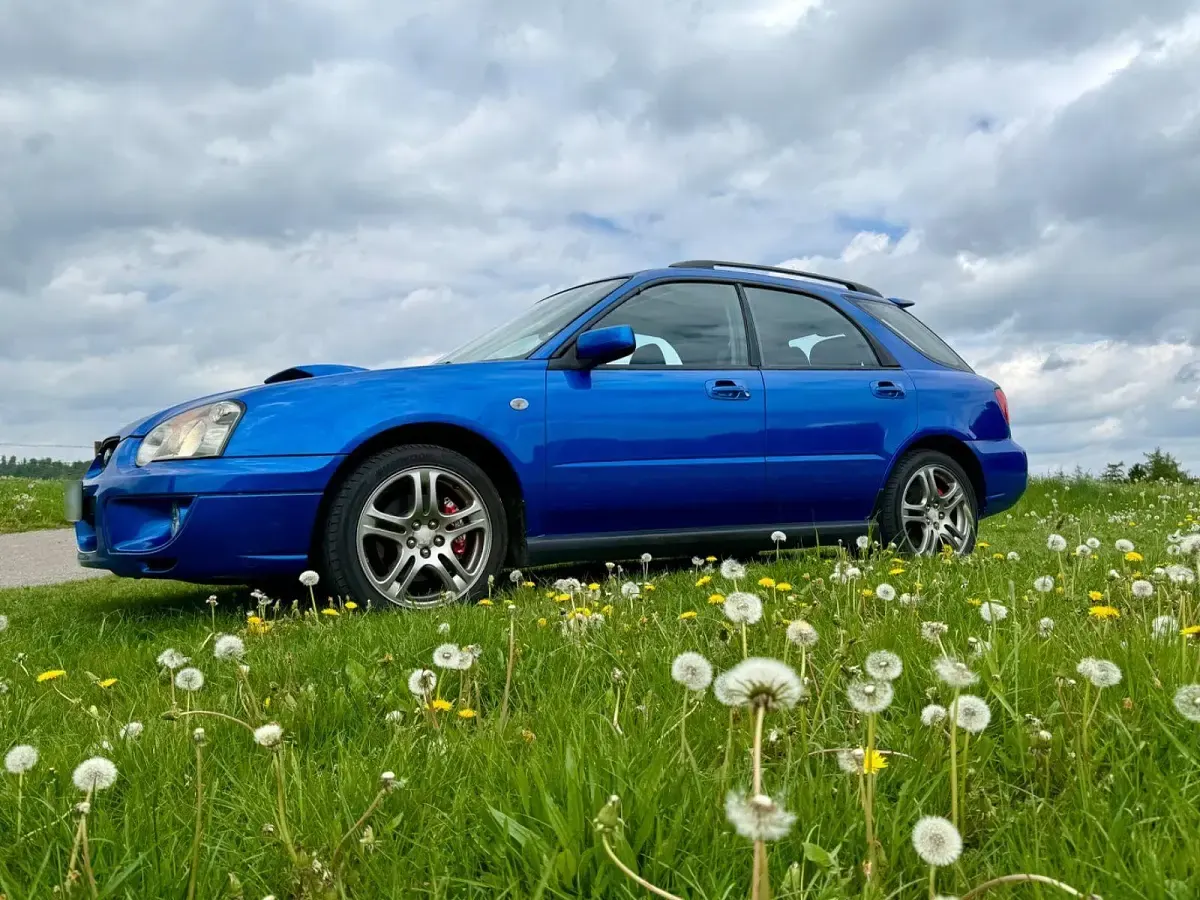 Käytetty Subaru Impreza 224 HP (164 kW) 2005 Sininen Farmari