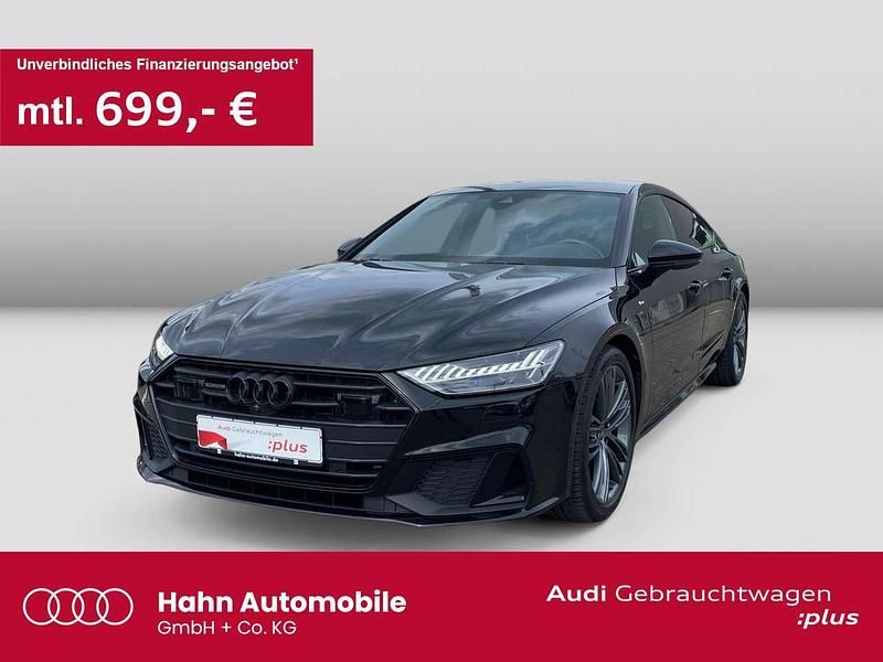 Brillantschwarz Gebraucht 2022 Audi A7 S-Line Kleinwagen | 49.490 € (Etwas zu teuer) - Bild 1/3