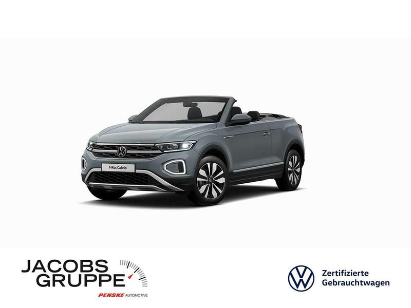 Blau Gebraucht 2024 VW T-Roc Cabriolet Style Cabrio | 28.970 € (Fairer Preis) - Bild 1/3