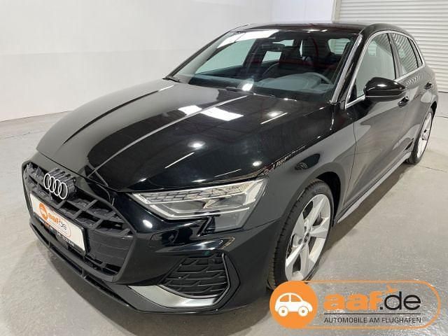 Schwarz Gebraucht 2024 Audi A3 Sportback S-Line Limousine | 34.950 € (Superpreis) - Bild 1/4