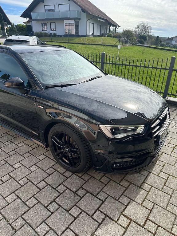 Brugt Audi A3 S-Line 125 HK (91 kW) 2016 Sort Sedan
