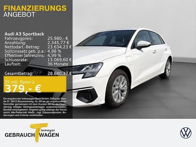 Gebraucht Audi A3 Sportback e-tron Design 204 PS (150 kW) 2023 Weiß Kleinwagen