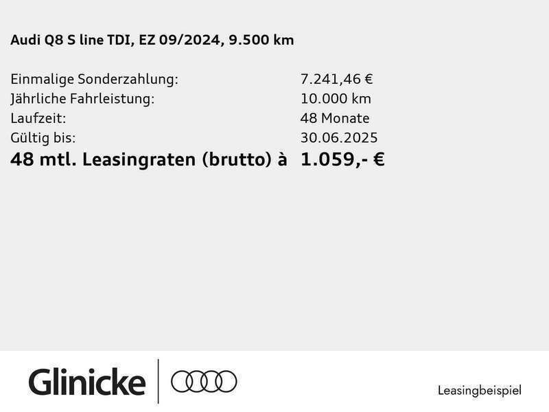 Gebraucht Audi Q8 Ambiente 286 PS (210 kW) 2024 Silber SUV