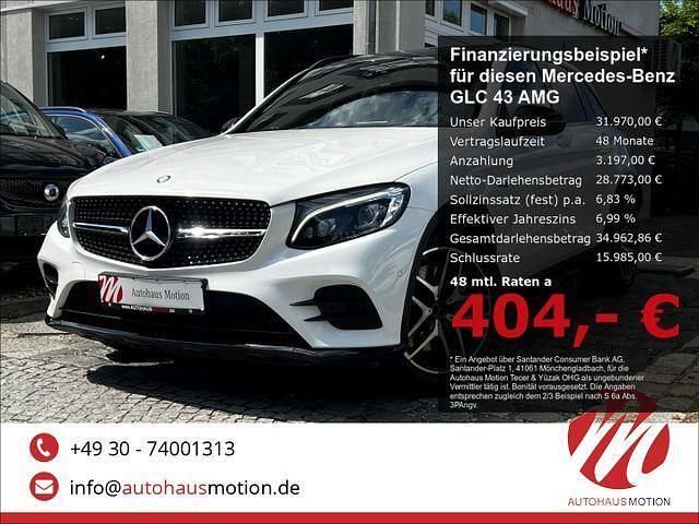 Polarweiss unilack Gebraucht 2017 Mercedes GLC43 AMG AMG SUV | 31.970 € (Guter Preis) - Bild 1/4