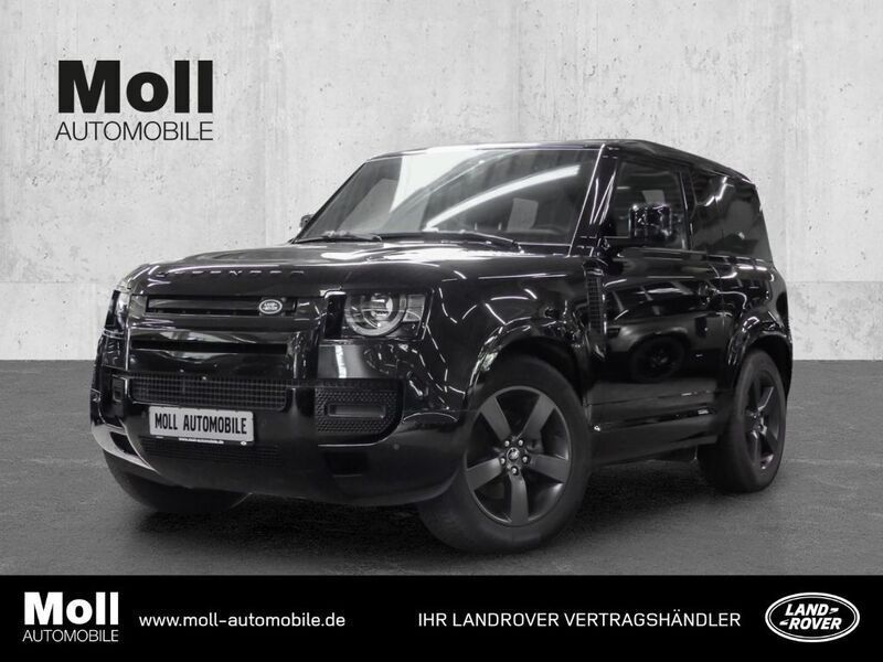 Santorini black (metallic) Gebraucht 2023 Land Rover Defender SE Dynamic SUV | 74.900 € (Fairer Preis) - Bild 1/4
