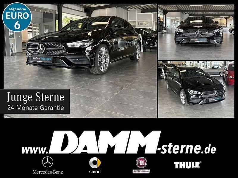 Unilack nachtschwarz Gebraucht 2021 Mercedes CLA250e Shooting Brake AMG line Kombi | 27.770 € (Fairer Preis) - Bild 1/4