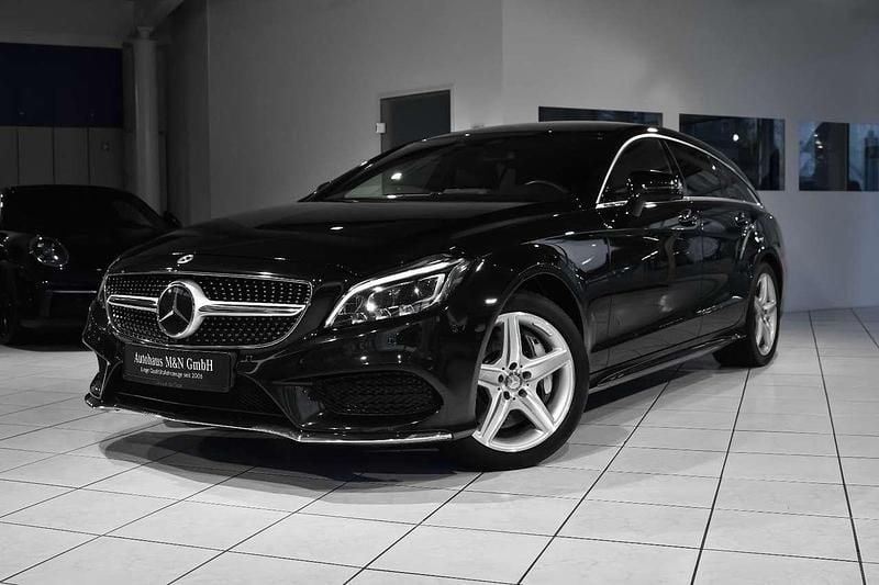 Obsidianschwarz Gebraucht 2016 Mercedes CLS500 AMG Kombi | 41.900 € - Bild 1/4