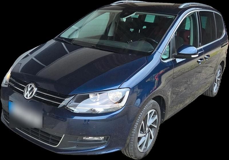 Gebraucht VW Sharan 150 PS (110 kW) 2017 Blau Van / Kleinbus