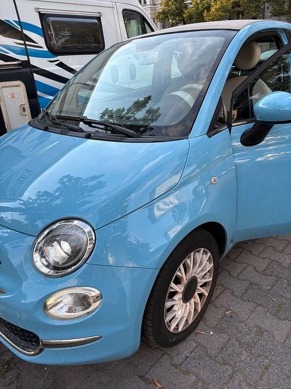 Blau Gebraucht 2016 Fiat 500C S Cabrio | 9.000 € (Etwas zu teuer) - Bild 1/4