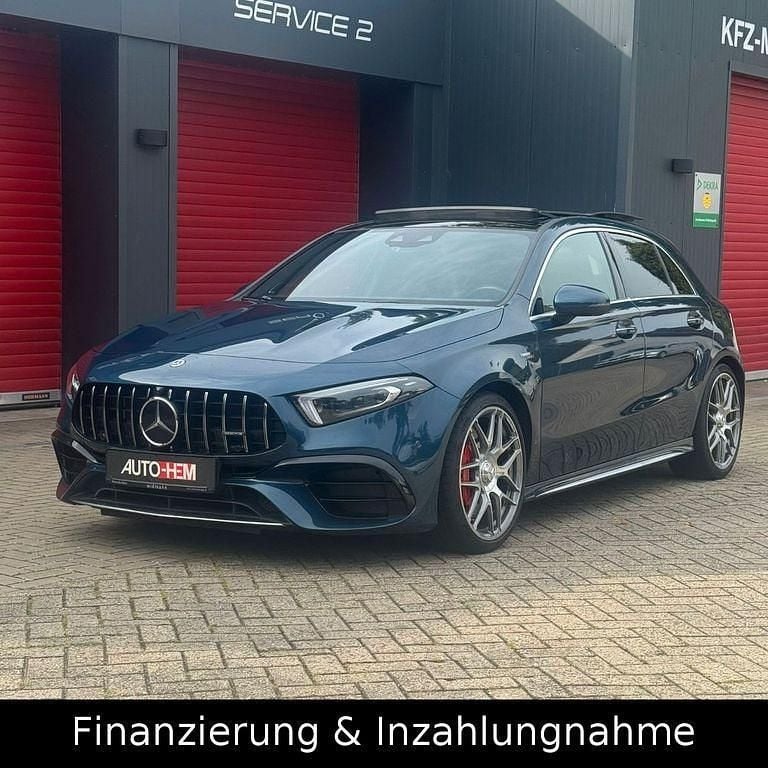 Blau Gebraucht 2021 Mercedes A45 AMG AMG Limousine | 42.800 € (Superpreis) - Bild 1/4