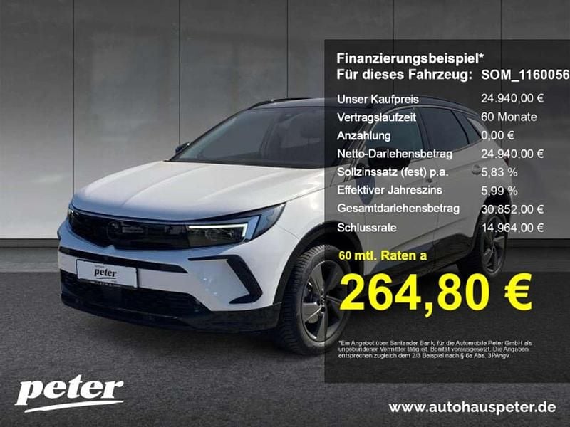 Lack weiss banquise/deckende l Gebraucht 2024 Opel Grandland X GS Line SUV | 24.940 € (Guter Preis) - Bild 1/4