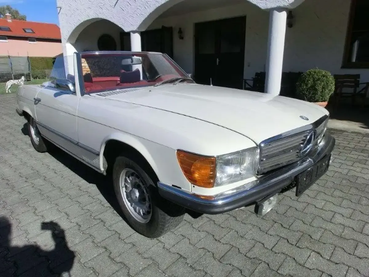 Gebraucht Mercedes SL350 200 PS (147 kW) 1973 Weiß Cabrio