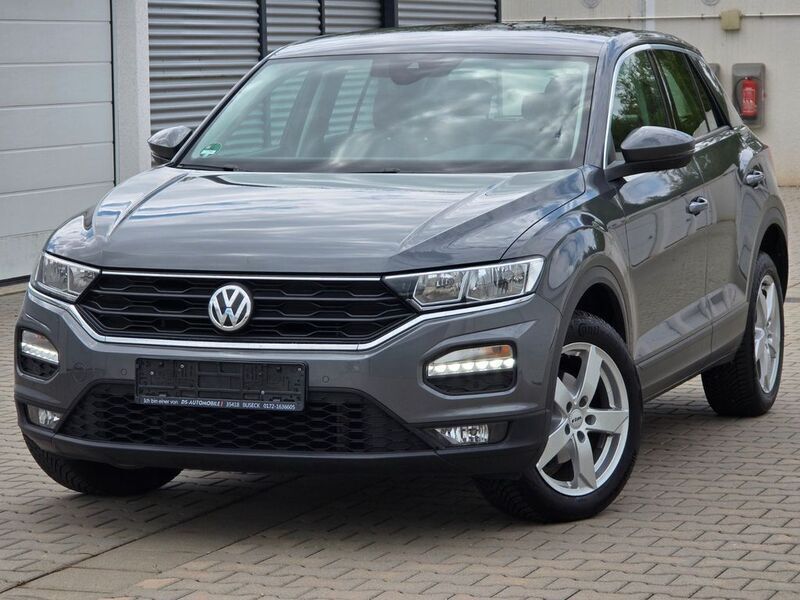 Grau Gebraucht 2019 VW T-Roc Basis SUV | 15.490 € (Guter Preis) - Bild 1/4
