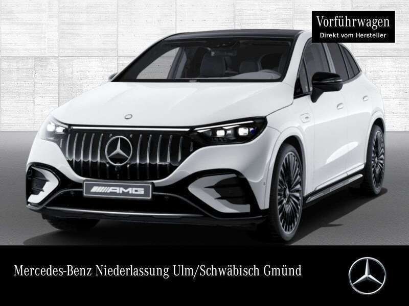 Weiß Gebraucht 2024 Mercedes EQE AMG 43 Night SUV | 84.890 € - Bild 1/4