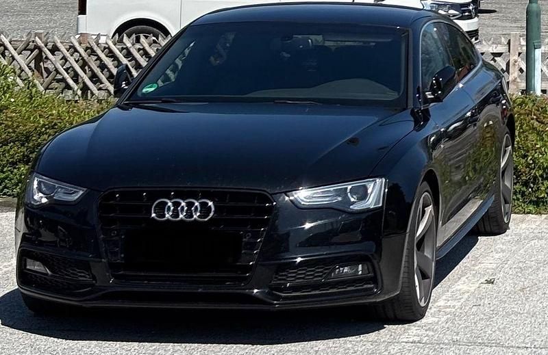 Schwarz Gebraucht 2014 Audi A5 Sportback S-Line Kleinwagen | 15.400 € (Fairer Preis) - Bild 1/4