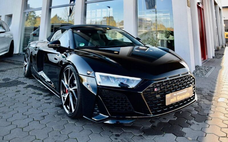 Schwarz Gebraucht 2022 Audi R8 Spyder Exclusive Cabrio | 137.900 € - Bild 1/4