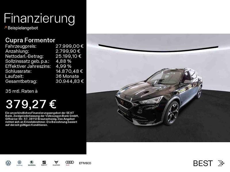 Midnight schwarz metallic Gebraucht 2022 Cupra Formentor VZ SUV | 27.999 € (Fairer Preis) - Bild 1/4