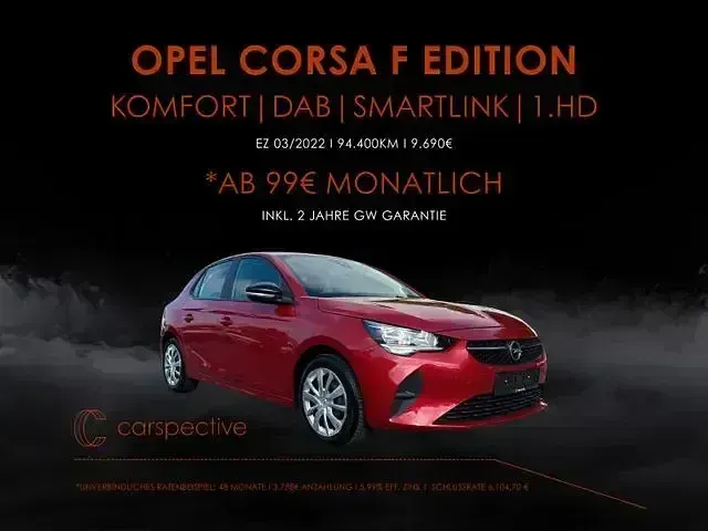 Gebraucht Opel Corsa Edition 101 PS (74 kW) 2022 Rot Kleinwagen