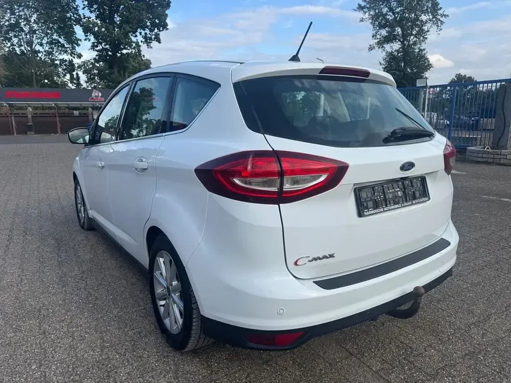 Gebraucht Ford C-MAX Titanium 120 PS (88 kW) 2018 Weiß Van / Kleinbus