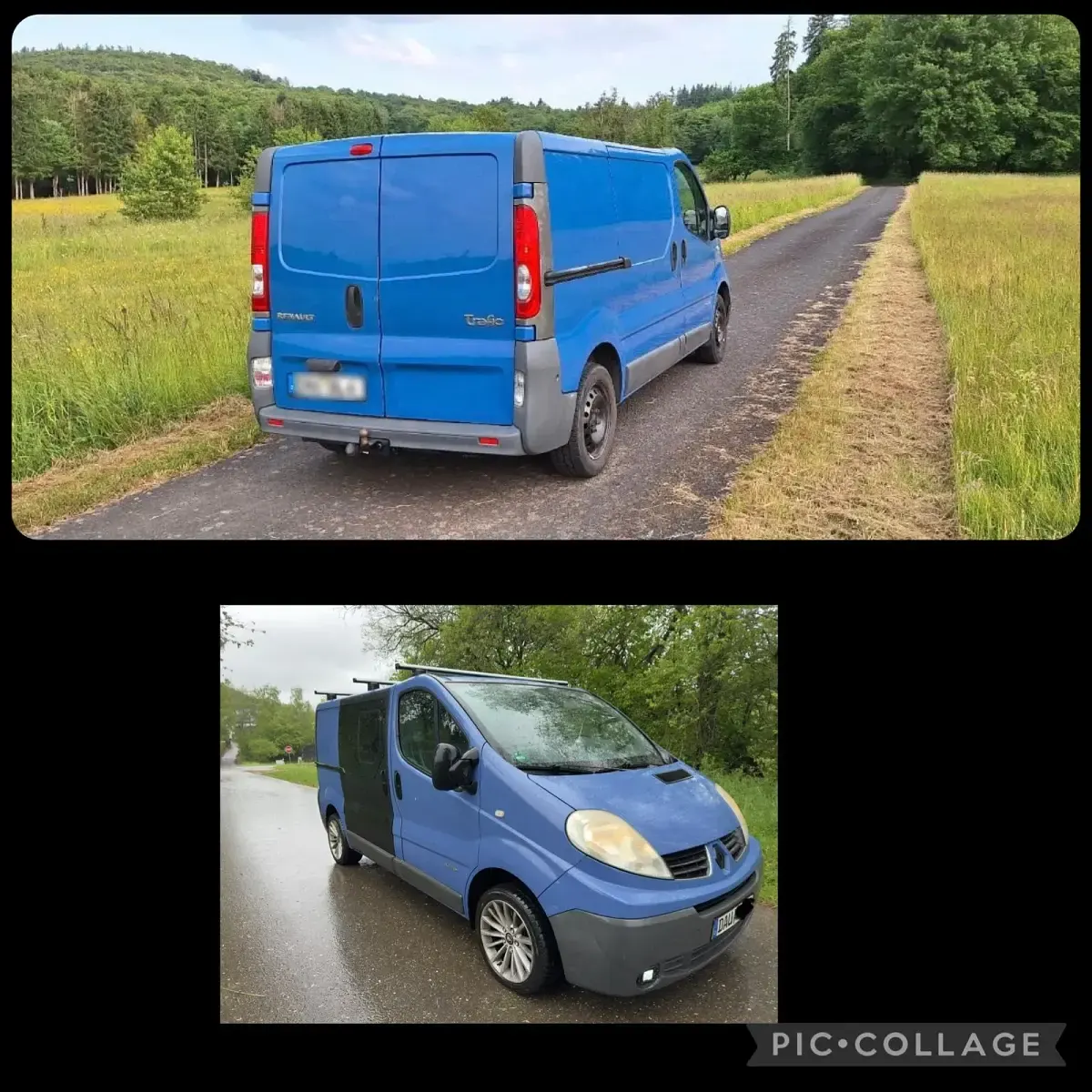 Gebraucht Renault Trafic 114 PS (83 kW) 2008 Blau Van / Kleinbus