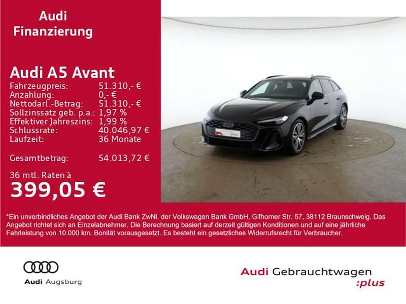 Gebraucht Audi A5 S-Line 204 PS (150 kW) 2025 Mythosschwarz metallic Kombi
