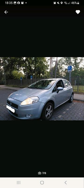 Silber Gebraucht 2007 Fiat Punto Kleinwagen | 1.500 € - Bild 1/4