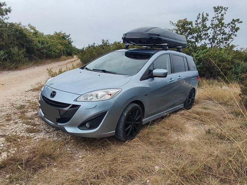 Blau Gebraucht 2012 Mazda 5 Sports-Line Van / Kleinbus | 13.400 € (Teuer) - Bild 1/4