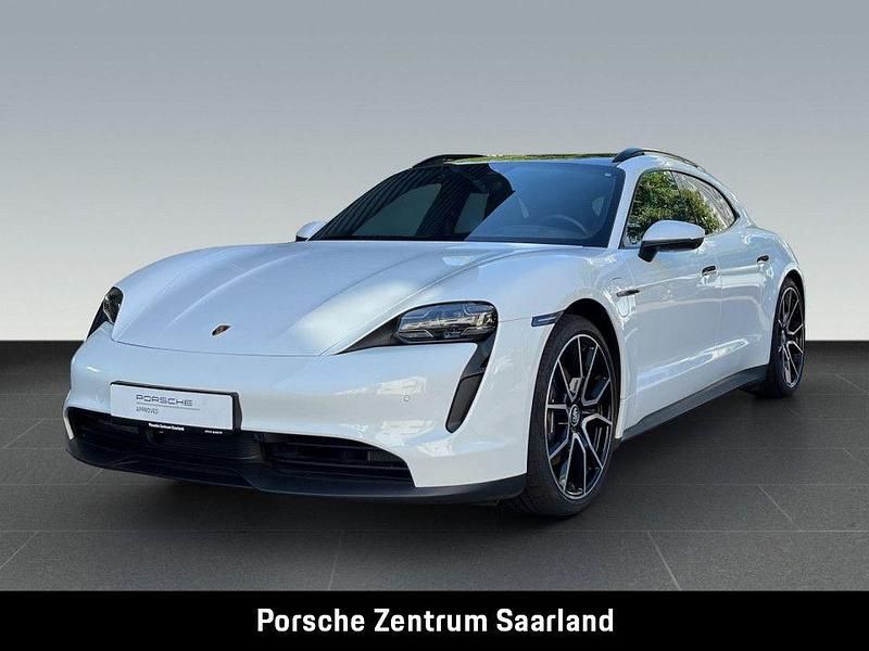 Weiss Gebraucht 2023 Porsche Taycan Sport Turismo Limousine | 73.850 € (Fairer Preis) - Bild 1/4