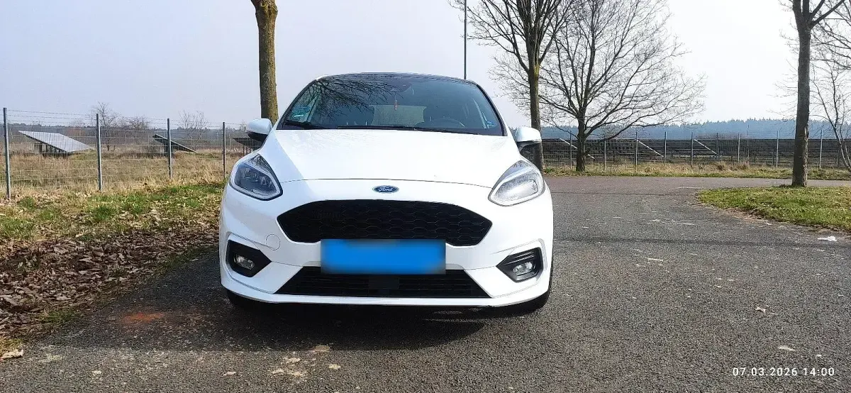 Gebraucht Ford Fiesta ST-Line 125 PS (91 kW) 2019 Weiß Kleinwagen