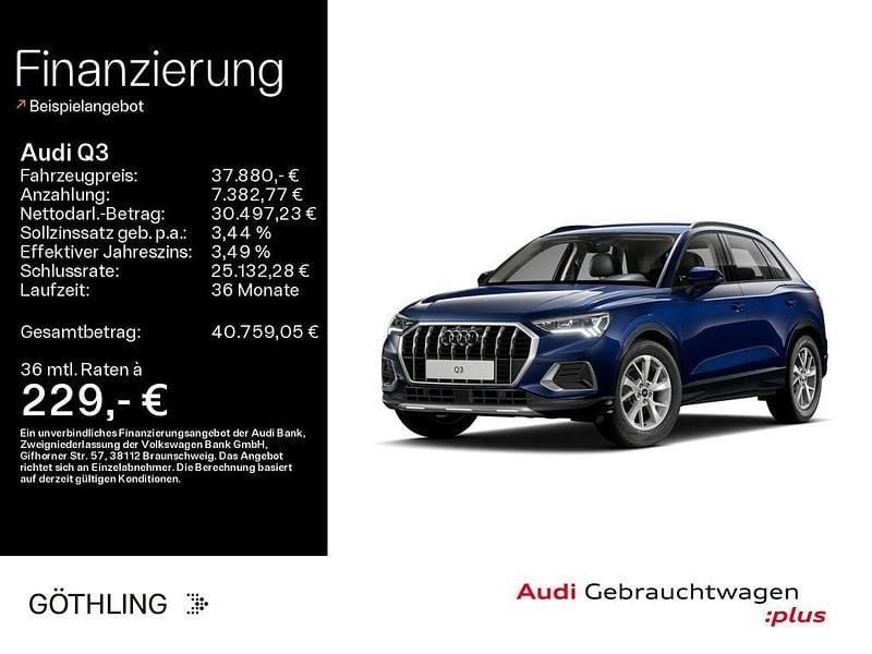 Gebraucht Audi Q3 Advanced 150 PS (110 kW) 2025 Blau SUV