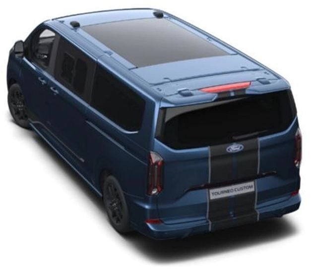 Blau Neu 2025 Ford Tourneo Custom Sport Van | 61.058 € (Teuer) - Bild 1/4