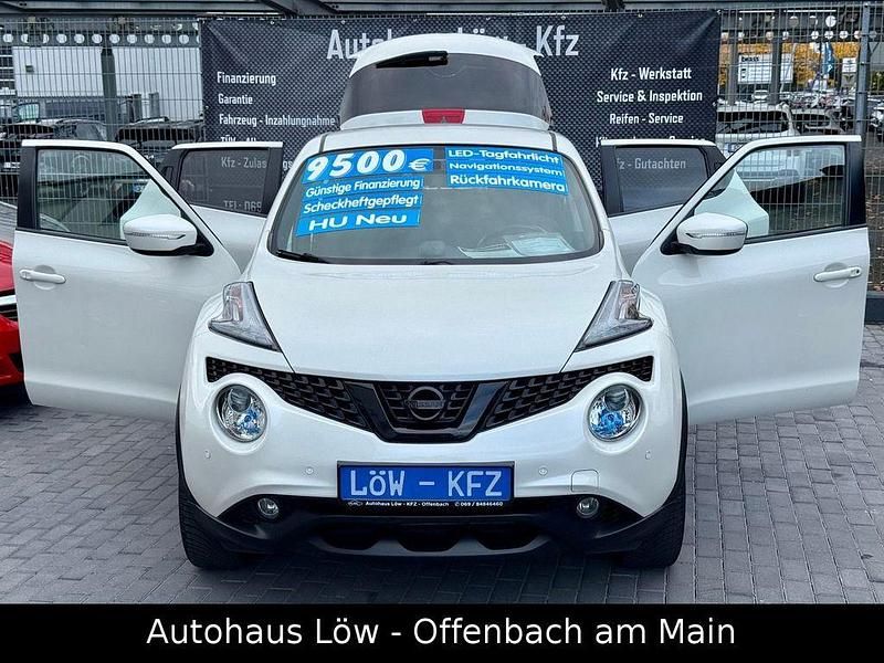 Brilliant white (m) Gebraucht 2017 Nissan Juke Acenta SUV | 9.500 € (Fairer Preis) - Bild 1/4
