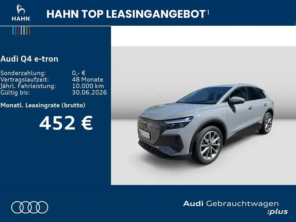 Brugt Audi Q4 e-tron Ambiente 210 kW (286 HK) 2025 Grå SUV