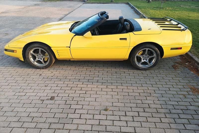 Gebraucht Corvette C4 249 PS (183 kW) 1991 Gelb Cabrio