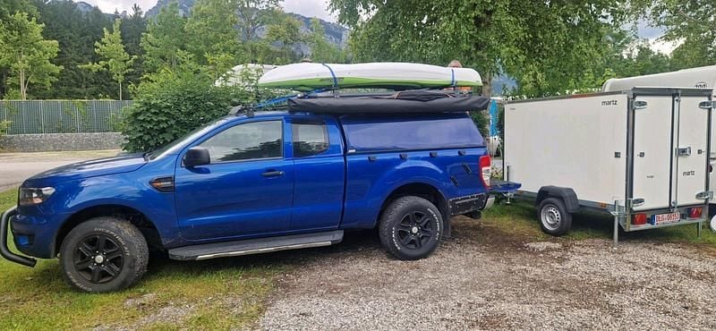 Blau Gebraucht 2020 Ford Ranger Abholung | 24.900 € (Guter Preis) - Bild 1/4