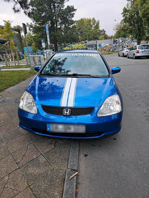 Blau Gebraucht 2002 Honda Civic Coupé | 2.000 € (Fairer Preis) - Bild 1/4