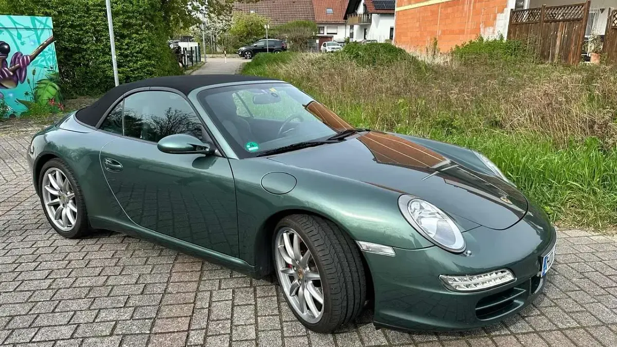 Gebraucht Porsche 911 Carrera S Cabriolet 385 PS (283 kW) 2008 Malachitgrünmetallic Cabrio