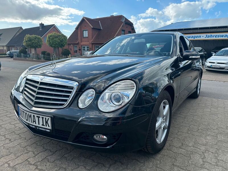Schwarz Gebraucht 2008 Mercedes E220 Limousine | 8.785 € (Teuer) - Bild 1/4