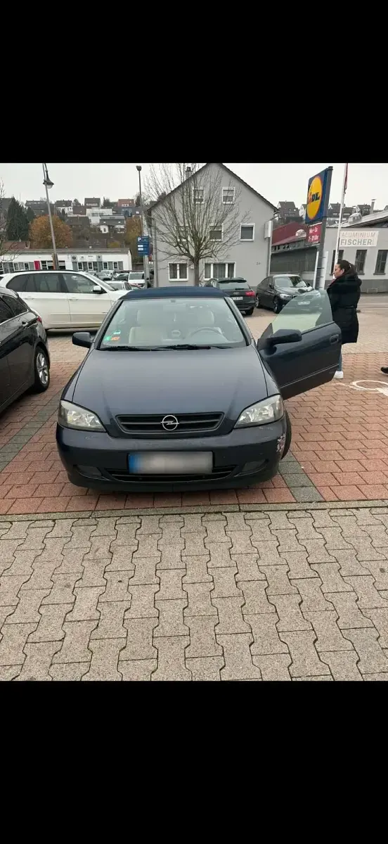 Gebraucht Opel Astra 147 PS (108 kW) 2001 Blau Cabrio