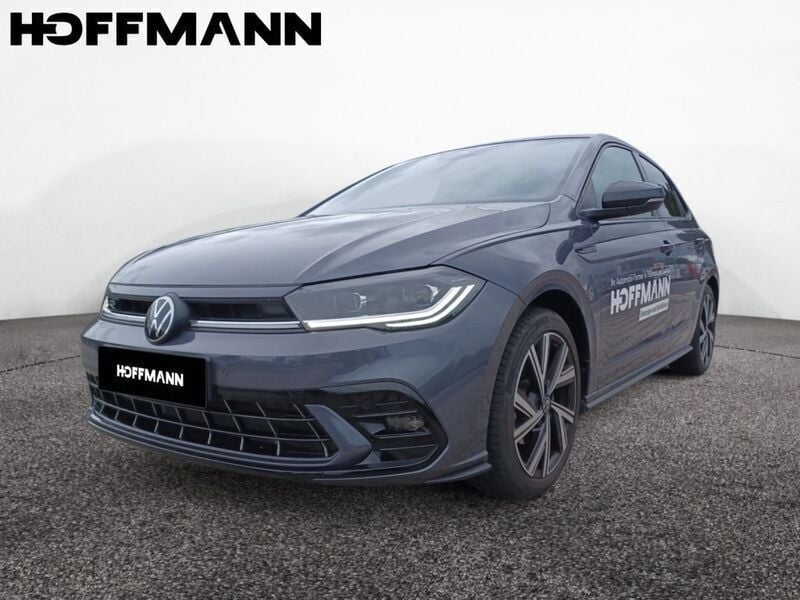 Dunkel grau metallic Gebraucht 2024 VW Polo R-line Kleinwagen | 25.990 € (Etwas zu teuer) - Bild 1/4